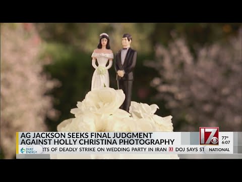 North Carolina attorney general seeks final judgement against wedding photographers