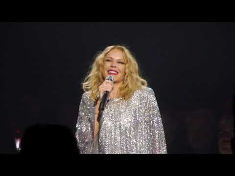 Kylie Minogue Talking Grammys Voltaire Concert The Venetian Hotel Las Vegas Nevada March 8, 2024