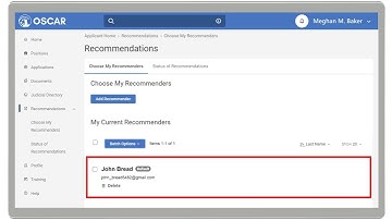 Mastering OSCAR: How to Identify Recommenders