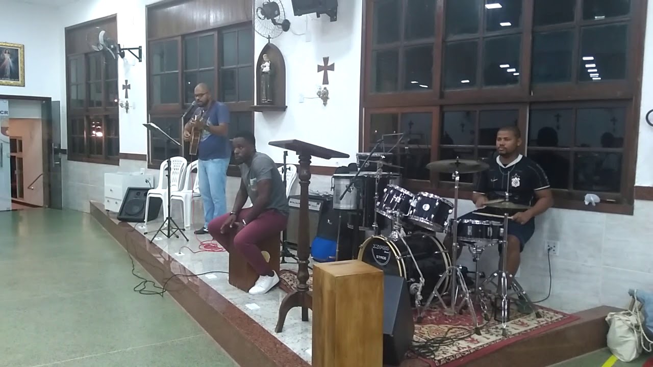 Celebração da palavra na paróquia Santo André Ministério Servos do novo