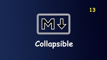 Markdown || Collapsible || Part 13 || Mohammad Bablu YT || 2022