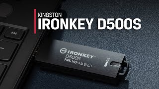 Unidad USB cifrada por hardware de grado militar - Unidad flash USB Kingston IronKey D500S