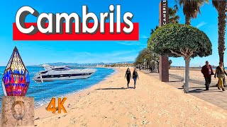 Cambrils, Spain, 2023, Winter Sun, Walking Tour, Beach, Promenade, Old Town, Family Favourite, 4K