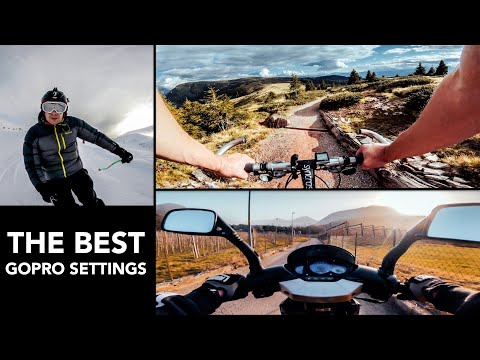 The BEST GoPro Settings for Skiing  Biking  Motorcycle   Hero 9   Hero 8