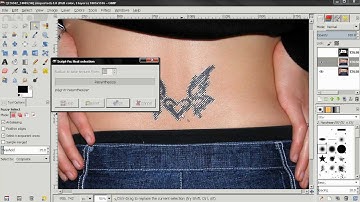 How To Remove Tattoos - GIMP 2.8 Tutorial