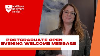 Postgraduate Open Evening Welcome Message
