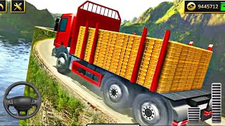Lái xe tải vận chuyển vàng trên các tuyến đường núi ngoài khơi | Uphill Gold Transporter Truck screenshot 5