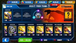 DEFEAT 27 OPPONENTS TOP 1 UNLOCK MOSASAURUS GEN 2 | JURASSIC WORLD THE GAME