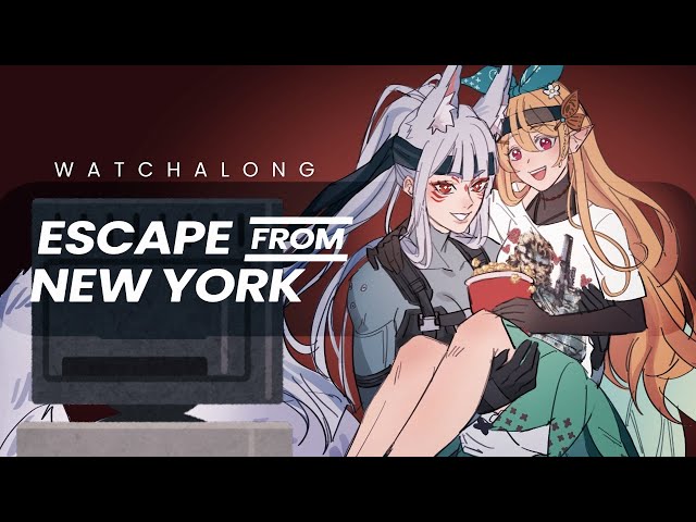 【WATCHALONG: ESCAPE FROM NEW YORK】 movie time with miss solid pomu【NIJISANJI EN | NINA KOSAKA】のサムネイル