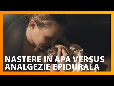 Nastere in apa versus  analgezie epidurala  cu Ditta Depner