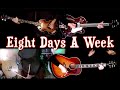 Eight Days a Week | Guitars, Bass &amp; Drums | Instrumental Cover