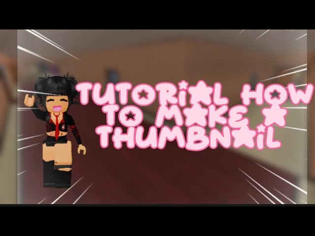 How to make a thumbnail! New video #mm2 #roblox #game #musicplayer # murdermystery2 #roblox 