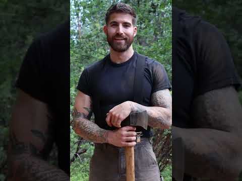 The Chopping Work Of Handsome Thoren Bradley In The Forest Shorts 2 24 