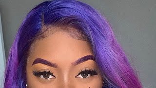 Purple Brows Tutorial | How I Achieve My Purple Eyebrows