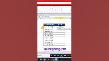 YEARFRAC Function formulas in Excel #excel #exceltips #exceltricks #shorts