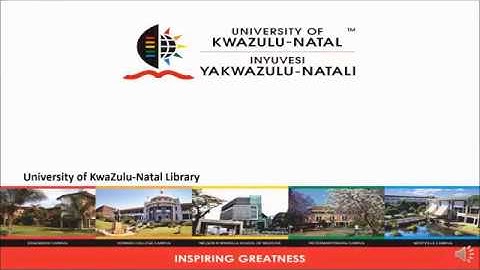 Renewing Library Material at UKZN.