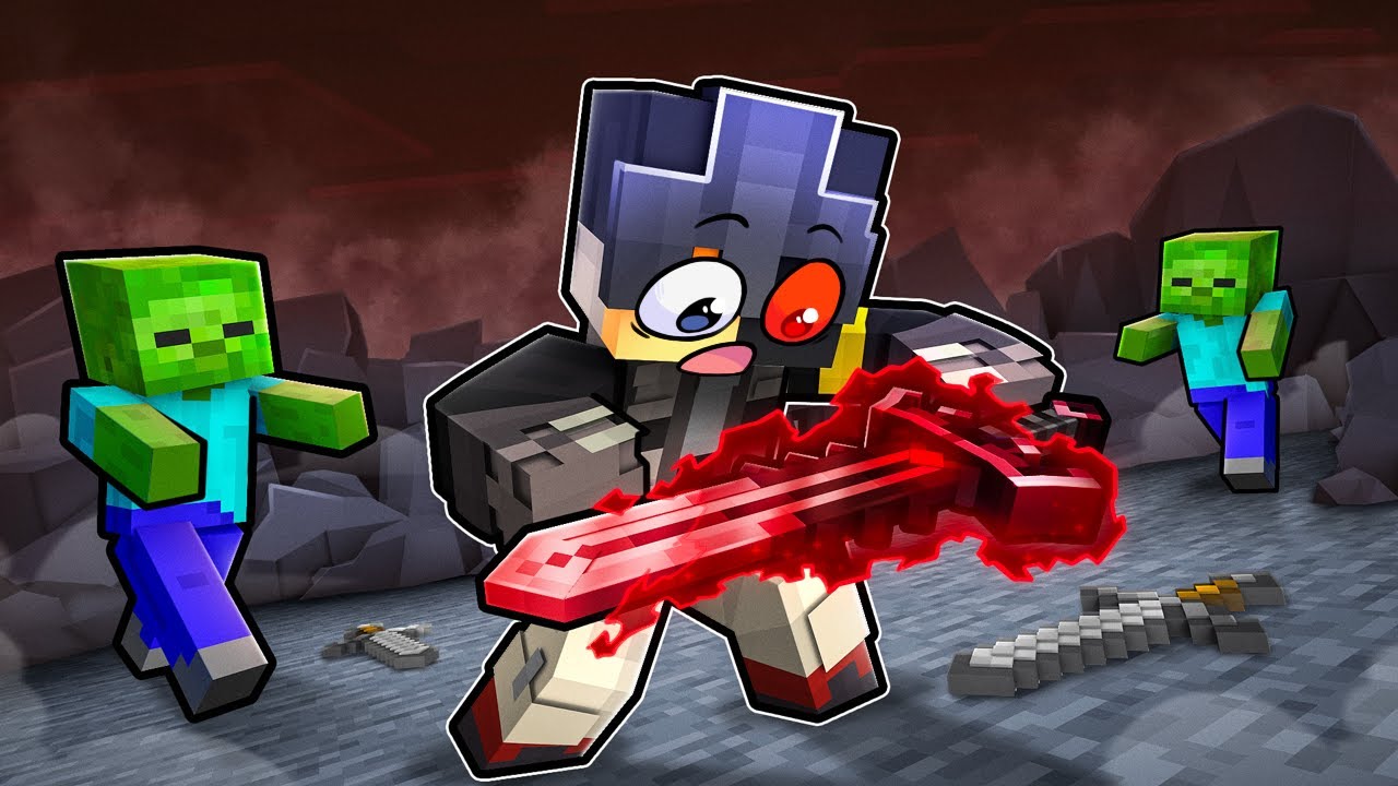 UPGRADING TRASH into LEGENDARY GEAR in Minecraft!