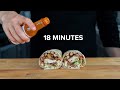 An above average, 18 minute Grilled Chicken Burrito.