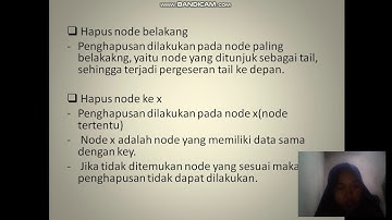 Pengetahuan singkat double linked list