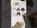 45分で何ができる？『た』から始まる名前のキャラ何人描けるか検証してみた#Shorts