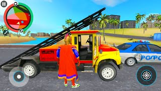 Superhero Driving Taxi and Ladder Truck #13 - Cars Simulator - Android Gameplay screenshot 5