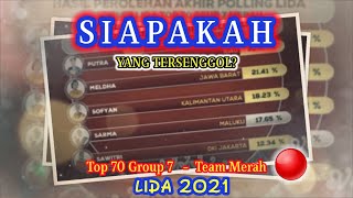 YANG TERSENGGOL TADI MALAM LIDA 2021 GROUP 7- TEAM MERAH TOP 70 BESAR