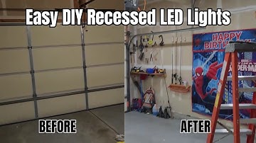 Brighten Up Your Garage: Easy DIY LED Recessed Lights Installation Guide!