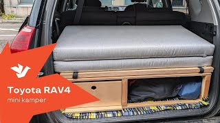 Convert Your Toyota Rav4 Into A Mini Camper With Campboxy Easy Camper Conversion