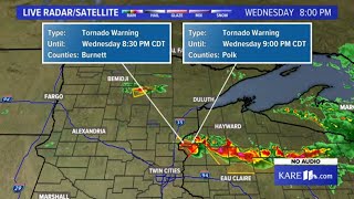 LIVE RADAR: Severe weather in northern MN, parts of WI