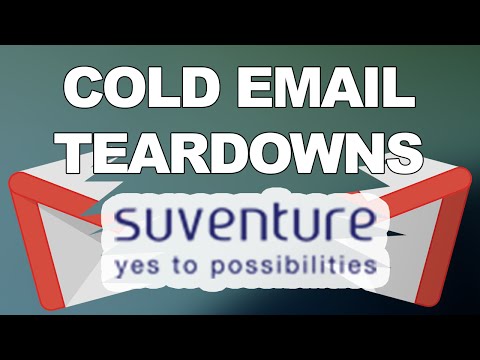 B2B Strategic Partnership - Cold Email Teardown - Suventure