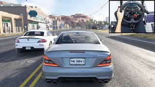 Detroit to Los Angeles - The Crew 2 | Logitech g29 gameplay