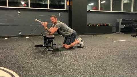 Lat Stretch with Thoracic Extension Mobility