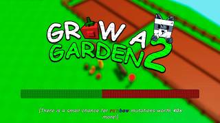 🍎 JOGUEI O GROW A GARDEN 2 !!!! 🌱 #GrowAGarden2
