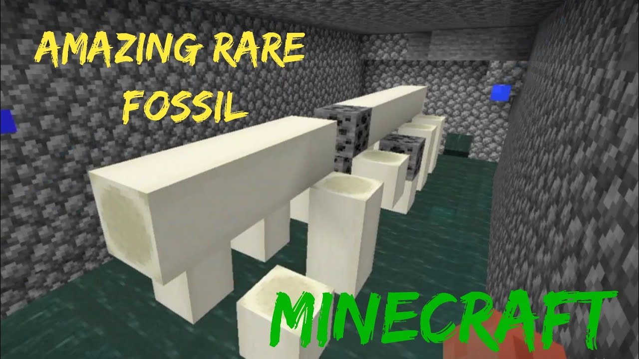 Amazing Rare Bone Fossil In Minecraft 1.18 - YouTube