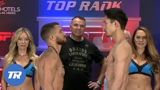 Loma and Nakatani Make Weight, Have Final Faceoff before Saturday Night Main Event on ESPN+