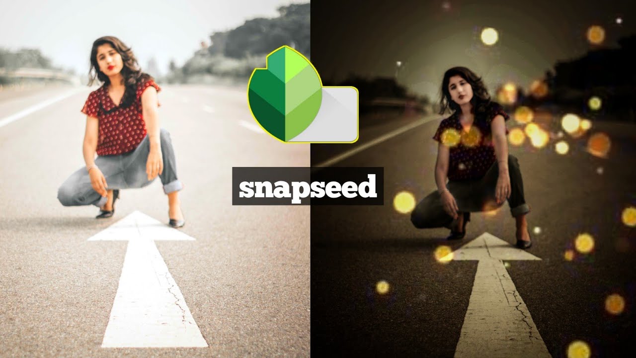 Snapseed new Dark light effect  photo editing trick 2020 || crative light