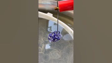 #anodizing pre-woven #titanium #earrings 😊 #jewelry #jewellery #jewellerydesign #jewelrydesign