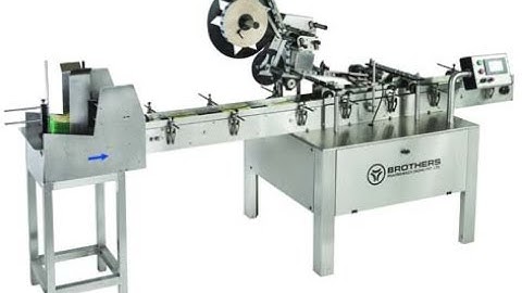 LABELSTIK-120C  Seeds Pouch Top Side  Sticker Labelling Machine with Automatic Feeder System