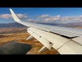 Windy approach  landing colorado springs  american 737800