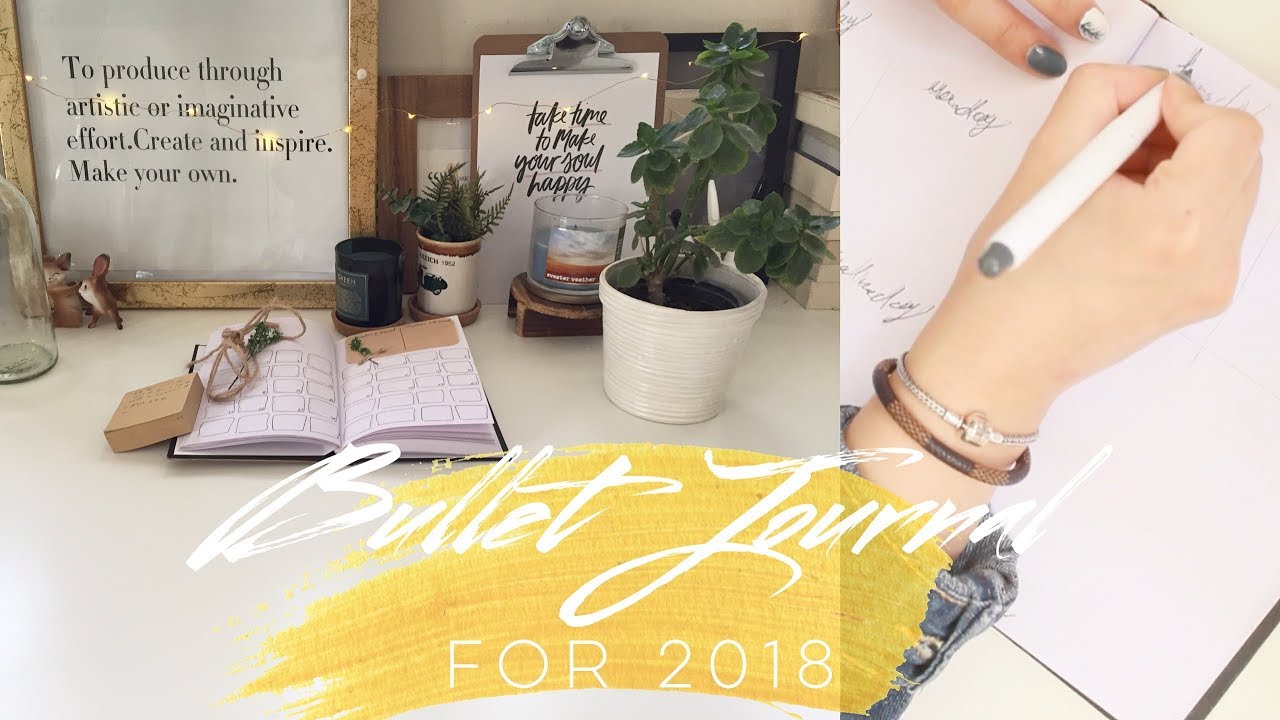 منظمة ٢٠١٨ | أصنعوا معي البلانر ونظموا وقتكم أكثر ! أهداف ٢٠١٨   📔  🌾| 2018 Bullet Journal