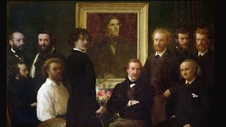 Henri Fantin Latour Hommage à Delacroix  Musee d’Orsay