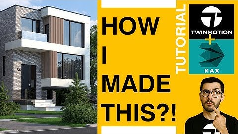 TWINMOTION EXTERIOR Step by Step #twinmotion2025 #3dsmax #render #modeling #animation #3d #archviz