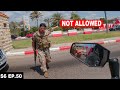 Stopped by the lebanon  army to enter the city s06 ep50  middle east motorcycle tour