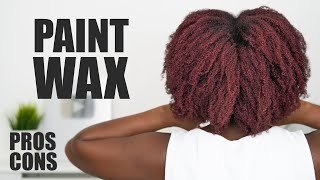 TEMPORARY HAIR COLOUR PAINT WAX On NATURAL HAIR (Part 2) Questions Answered | MY PERSONAL EXPERIENCE