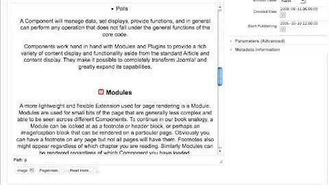 Joomla: How to add an article index or Table of Contents to a Joomla Article