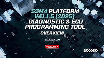 ⚙️Diagnostic & ECU Programming Tool V41.1.5 (2025) - SSM4 Platform Overview