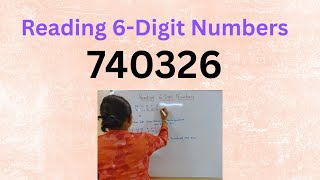 Reading 6-Digit Numbers | Learn to Read and Write 6-Digit Numbers | #maths #education #mathlessons