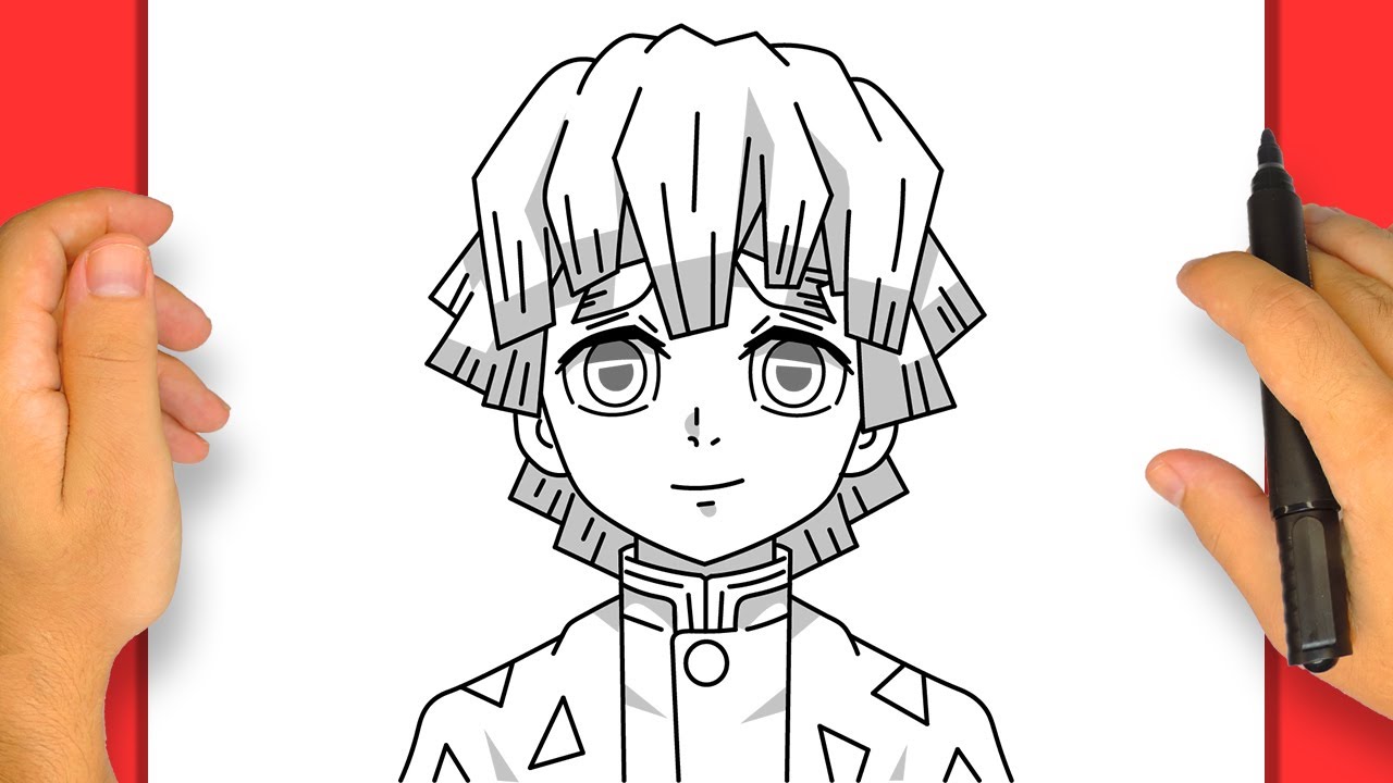 Come Disegnare Zenitsu Agatsuma di Demon Slayer | Passo dopo Passo Semplice  e Facile, image size:1280x720