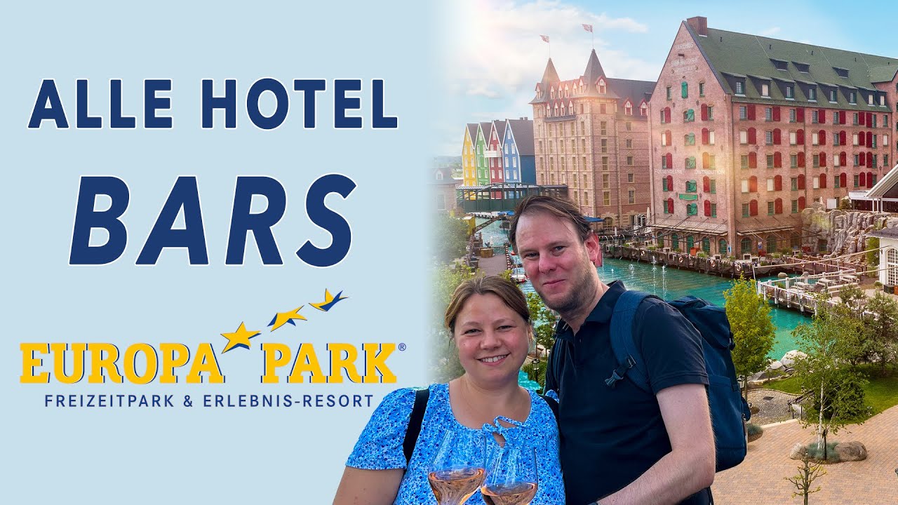 Alle Europa-Park HOTELBARS an EINEM Tag!? Wir gehen in ALLE Hotels und  das Camp Resort