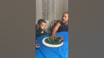 She ruined his favorite cake 😡